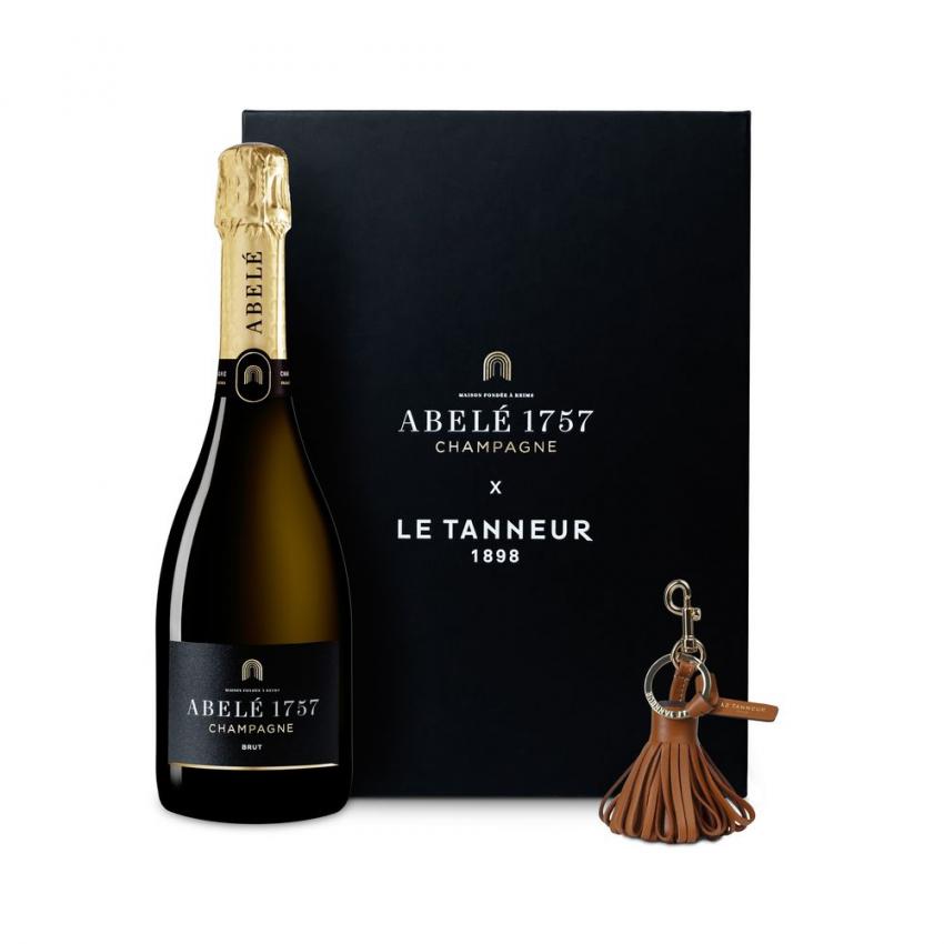 Coffret Porte-Clés Champagne Abelé 1757 x Le Tanneur