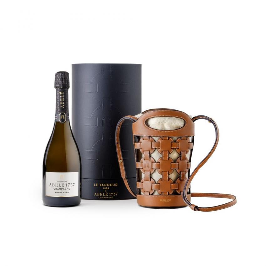 Coffret Sac Champagne Abelé 1757 x Le Tanneur