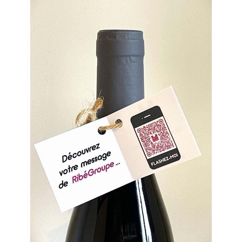 Bouteilles de vin cadeaux Dionysa | avec leur étiquette QR-Code CodyMessage