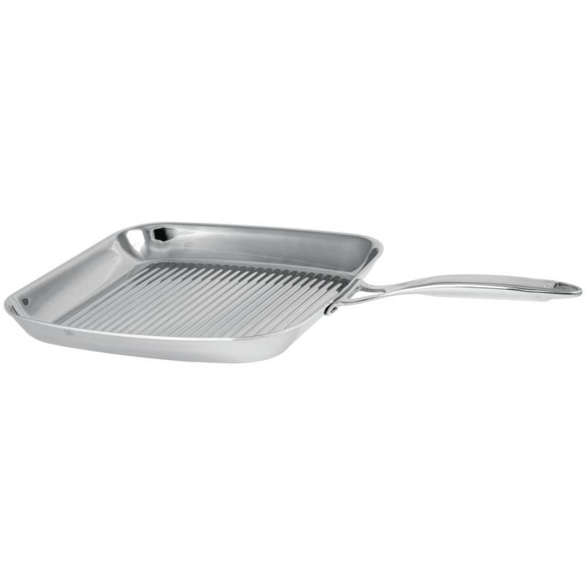 GRIL VIANDE INOX CARRE 30CM CASTEL PRO