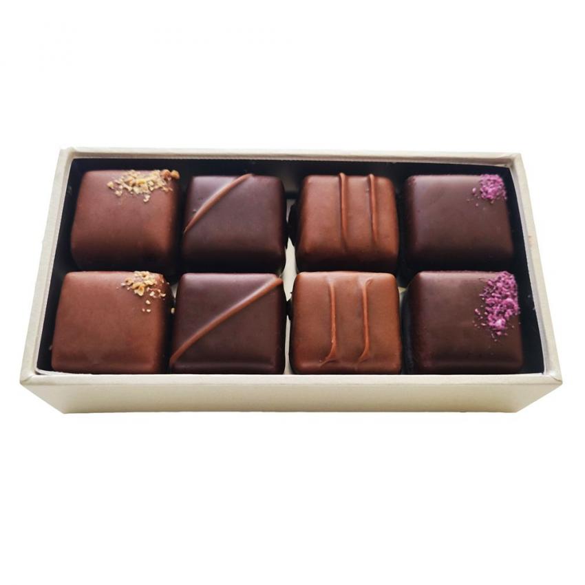 Coffret personnalisé 8 chocolats