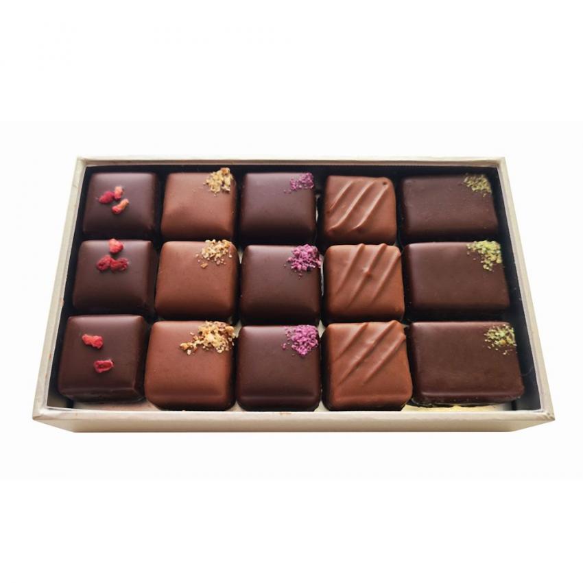 Coffret personnalisé 15 chocolats