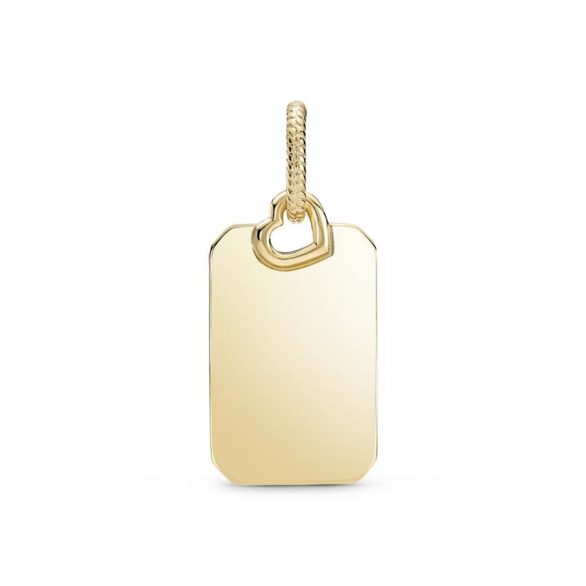 Pendentif Plaque Rectangulaire Gravable