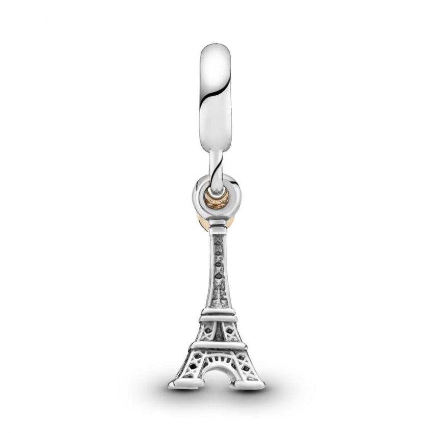 Charm Pendant Tour Eiffel Paris et Cœur