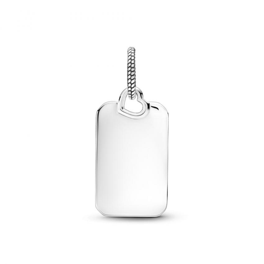 Pendentif Plaque Rectangulaire Gravable