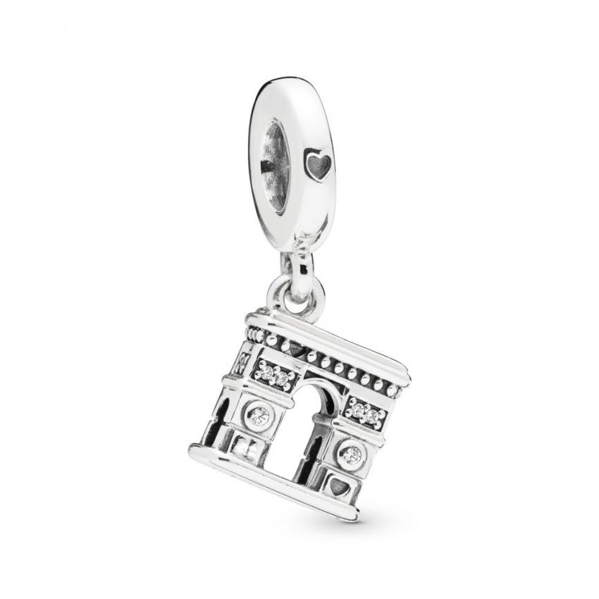 Charm pendant Arc de Triomphe en Argent