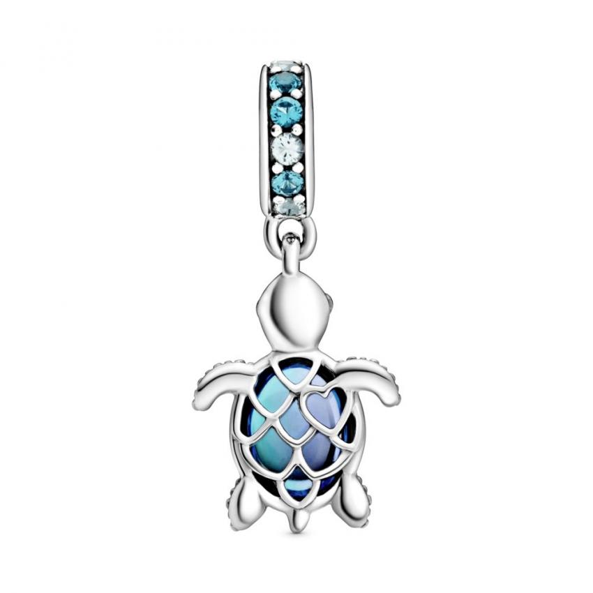 Charm Pendant Tortue de Mer en Verre de Murano