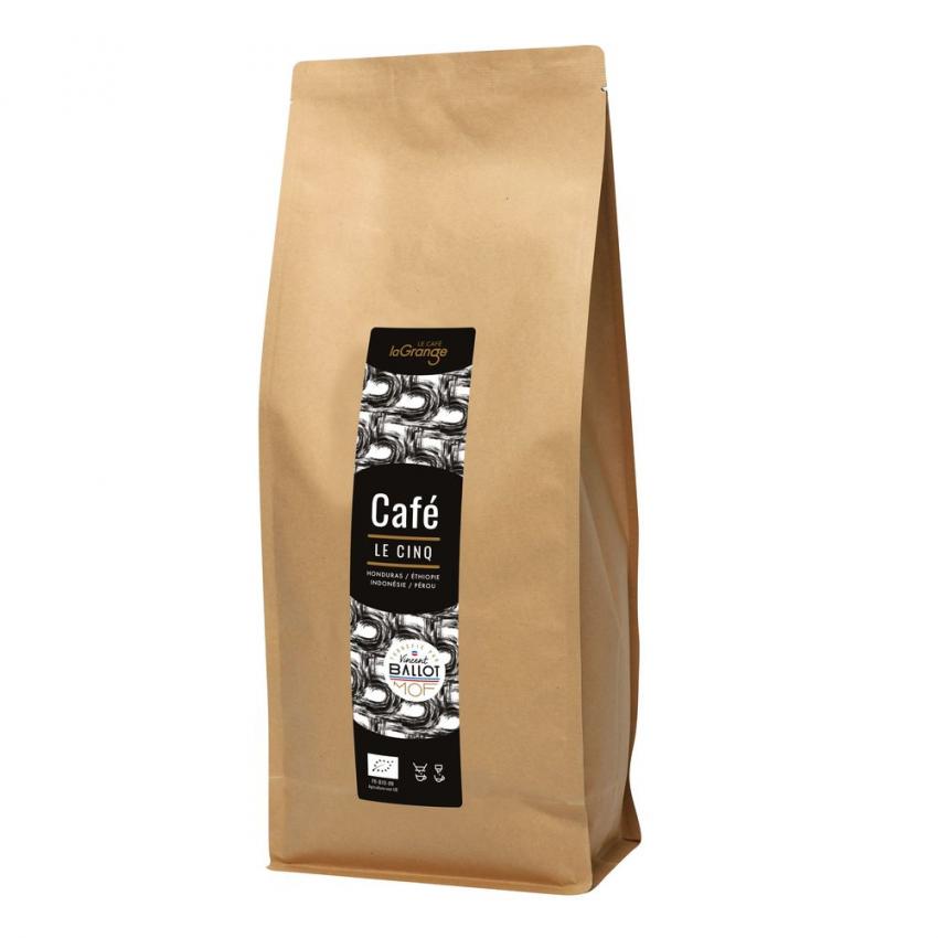 Le Cinq Bio - Café Meilleur Ouvrier de France – 800g (grain)