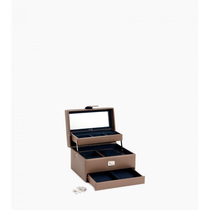 Boite à bijoux moyen modèle en cuir