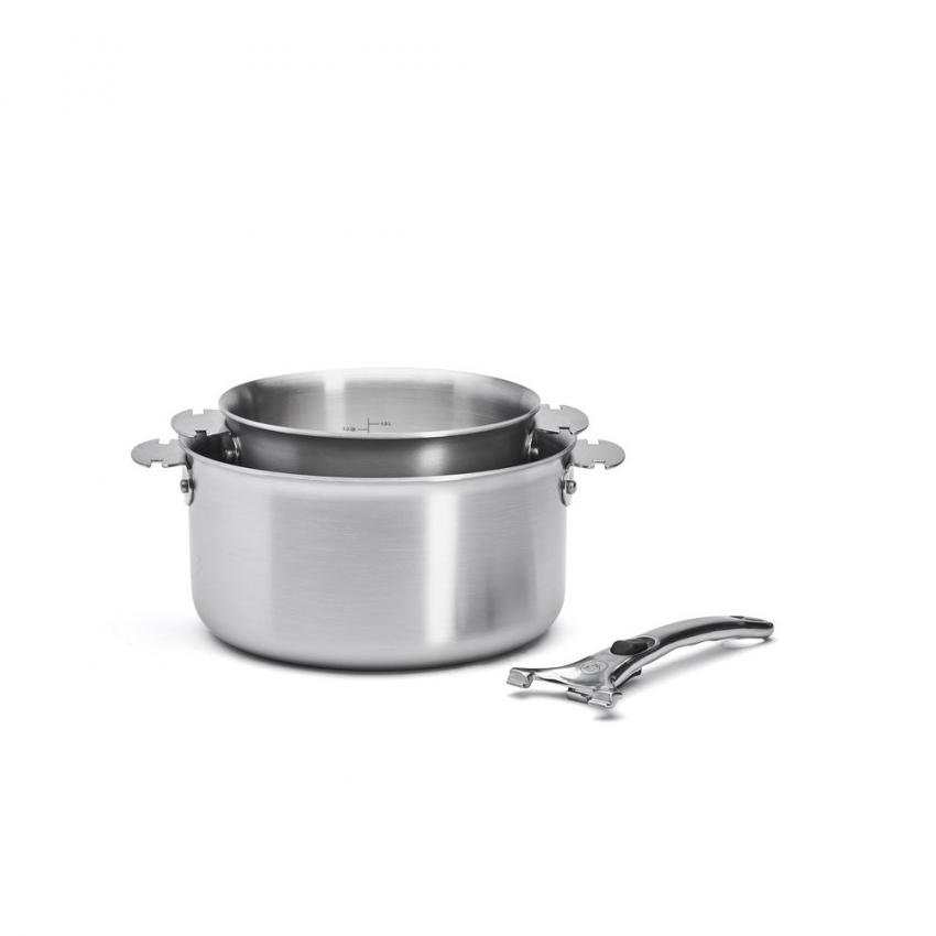 BATTERIE 2 CASSEROLES ø16-20 +POIGNEE ALCHIMY LOQY