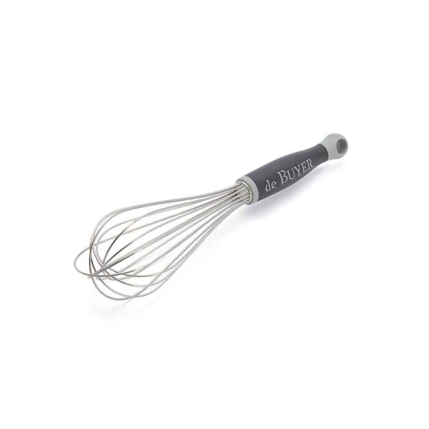 FOUET PROFESSIONNEL FILS INOX GOMA 25CM