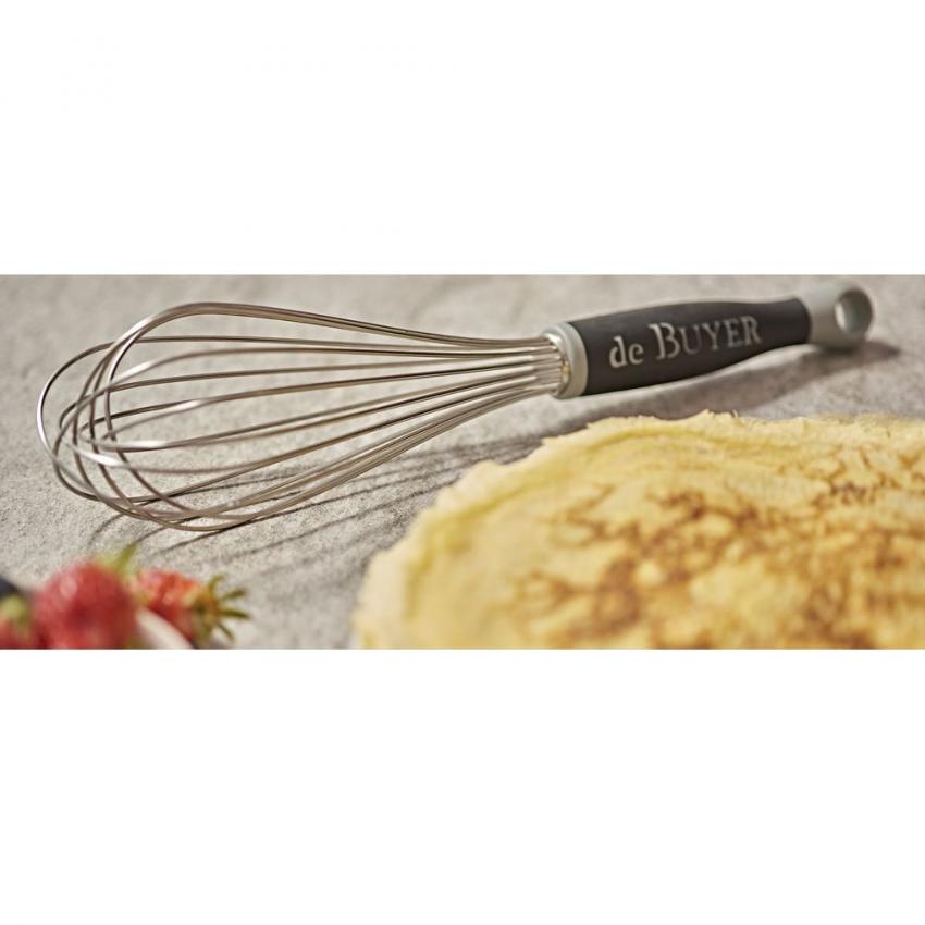 FOUET PROFESSIONNEL FILS INOX GOMA 25CM