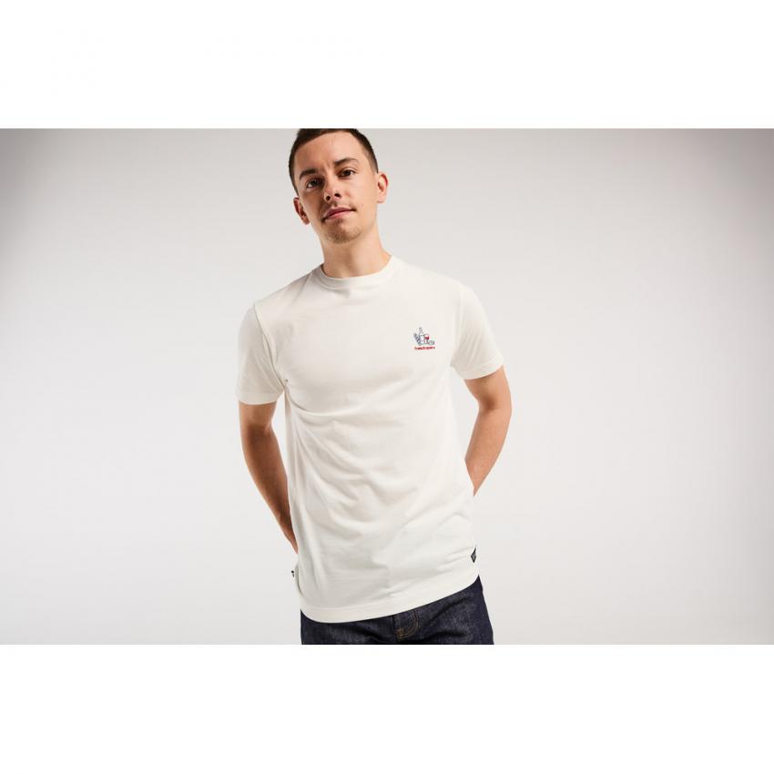 Tee-shirt Jersey de coton issu de l'agriculture biologique Brodé French Apéro