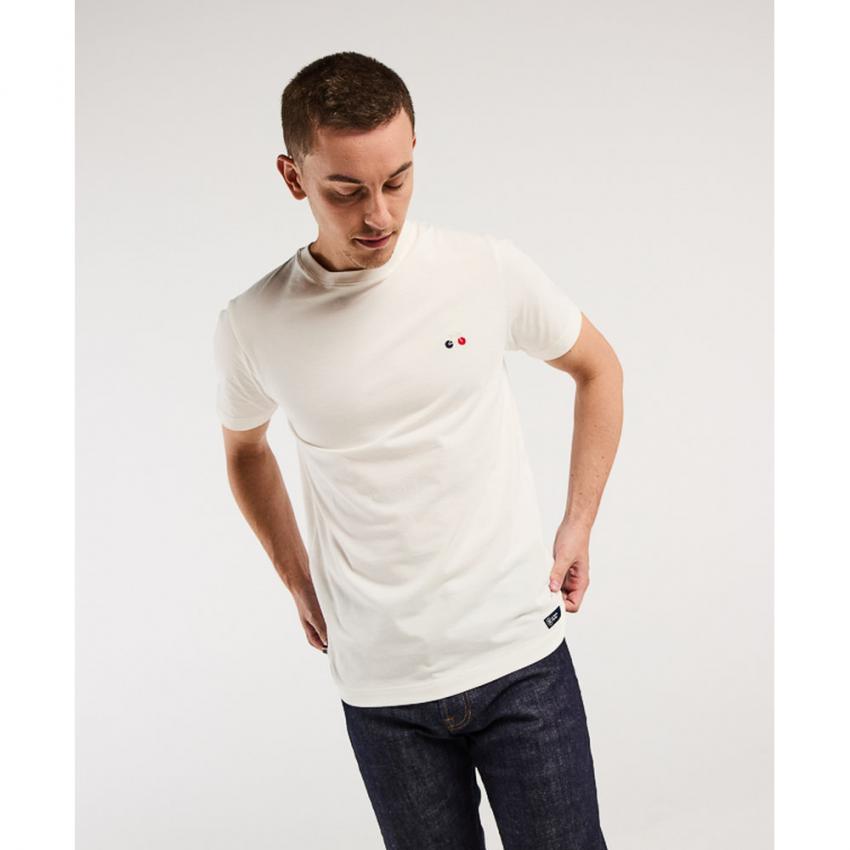 Tee-shirt Jersey de coton issu de l'agriculture biologique Brodé Vélo