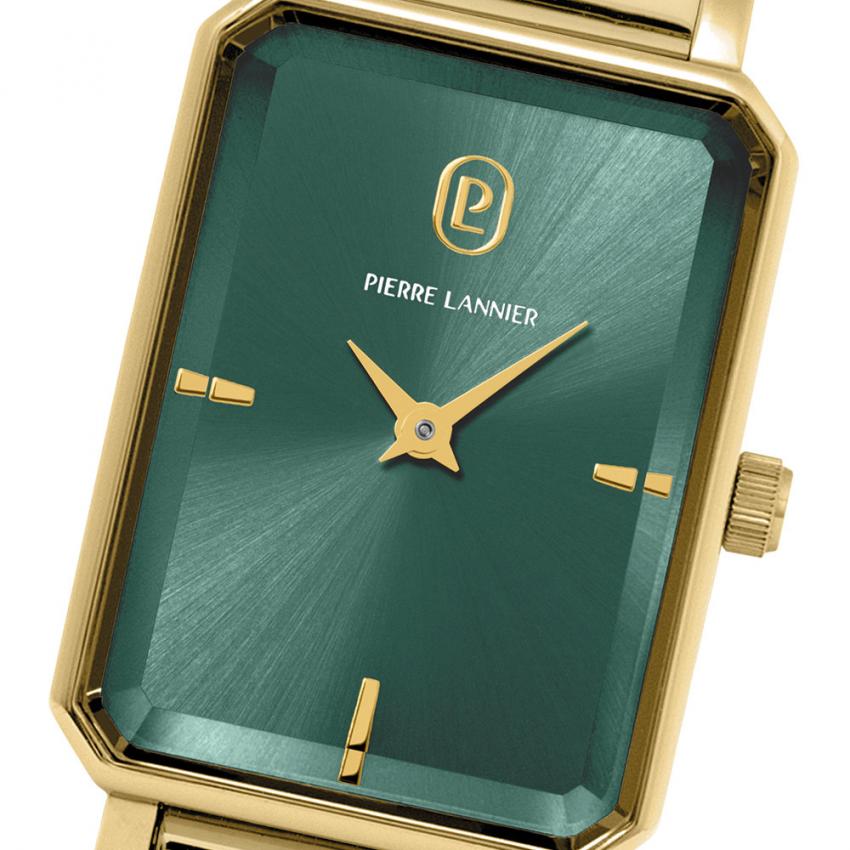 Montre Femme ARIANE Doré Cadran Vert Bracelet Acier milanais Doré 12 MM