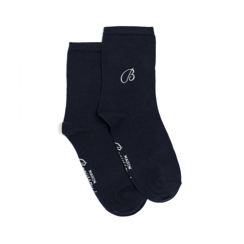 Unie broderie B - Marine