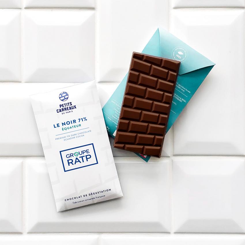 Tablette de chocolat au lait