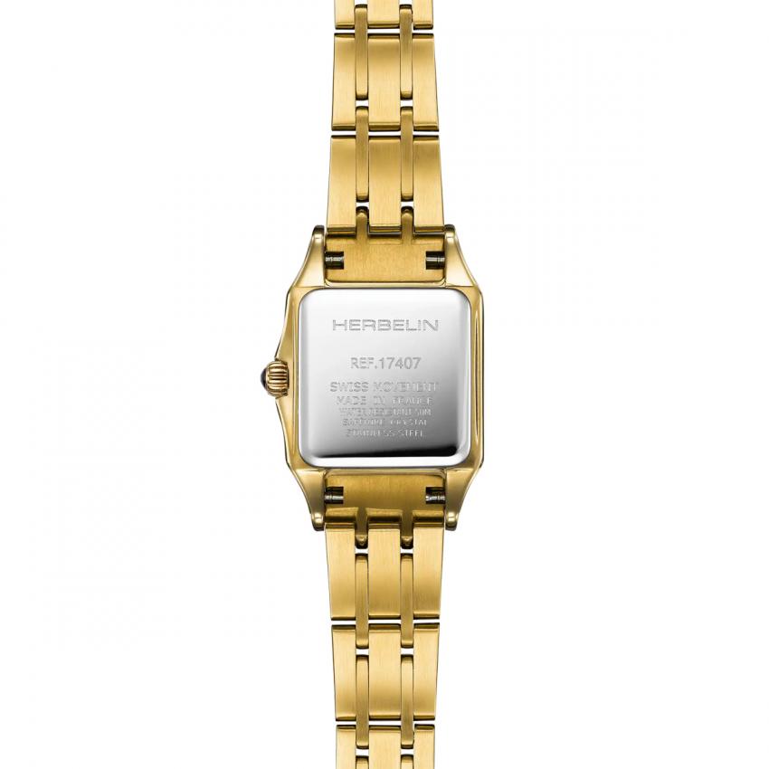 LUNA – QUARTZ – ACIER & PVD OR JAUNE