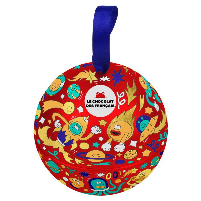 BOULE DE NOËL GARNIE DE CEREALES ENROBEES