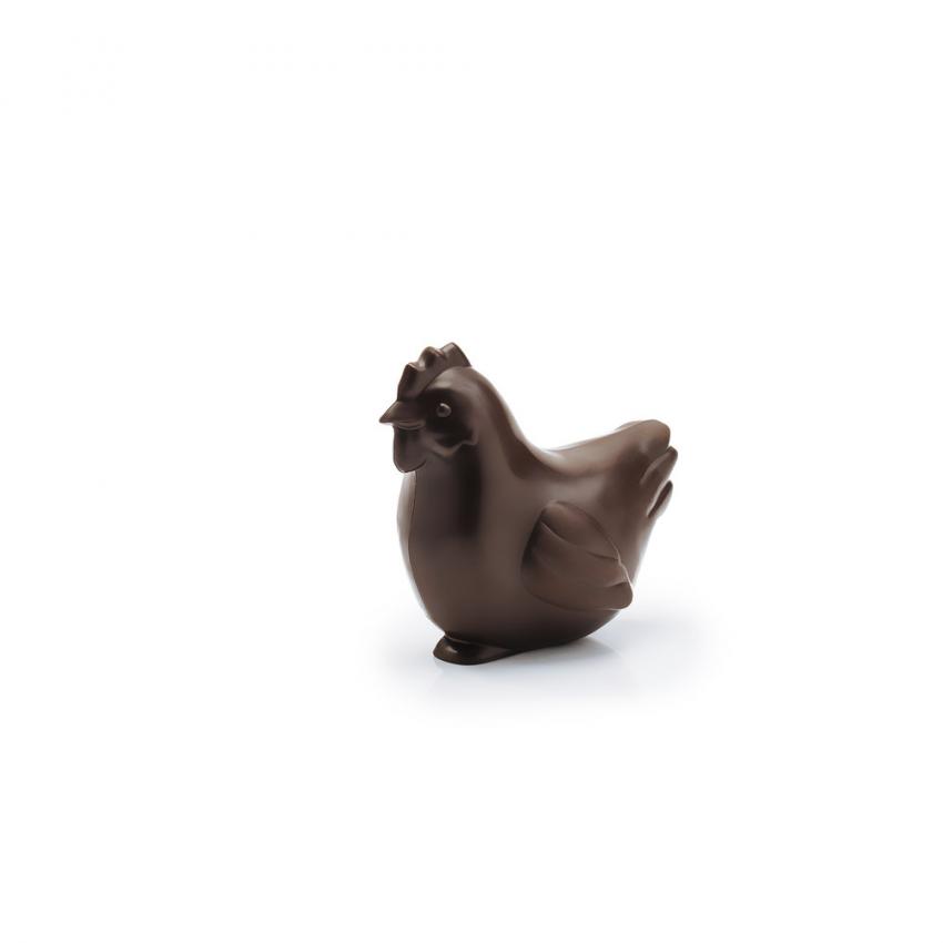 Poule de Pâques, chocolat noir