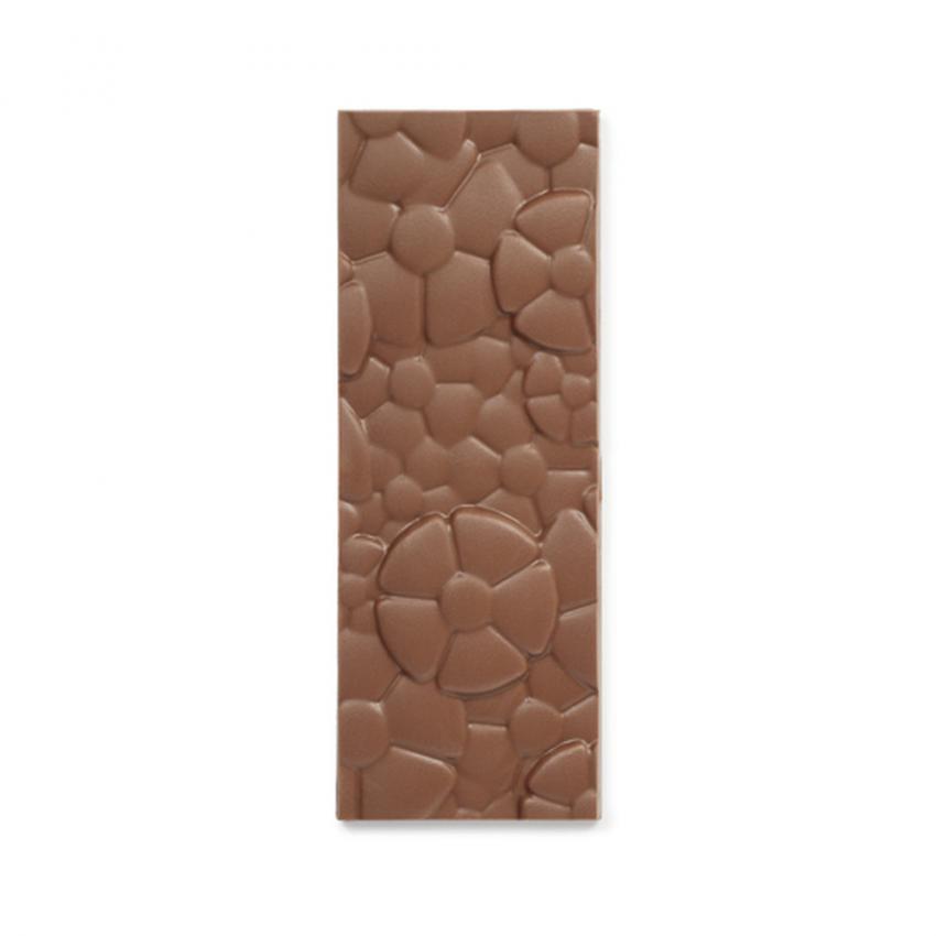 Tablette florale, caramel et gianduja