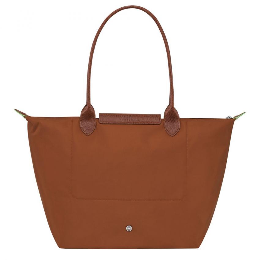 Sac shopping L Le Pliage Green coloris cognac