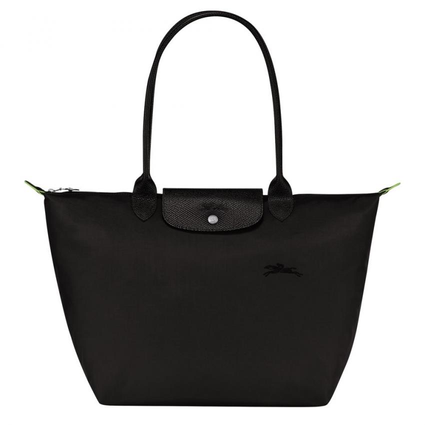 Sac porté épaule Noir Le Pliage Green