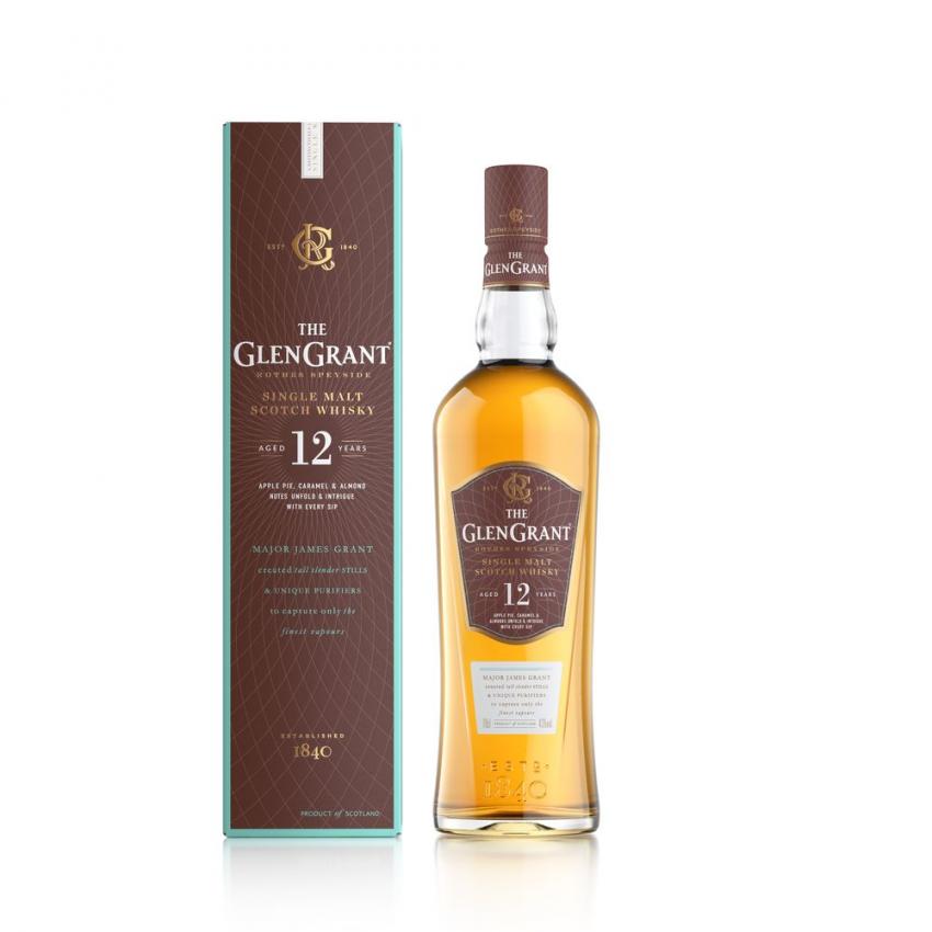 Glen Grant 12 ans Single Malt scotch whisky - GLEN GRANT