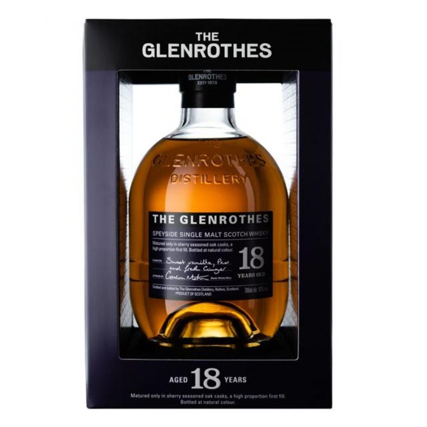 Glenrothes 18 ans en étui -Single Highland malt scotch whisky - GLENROTHES