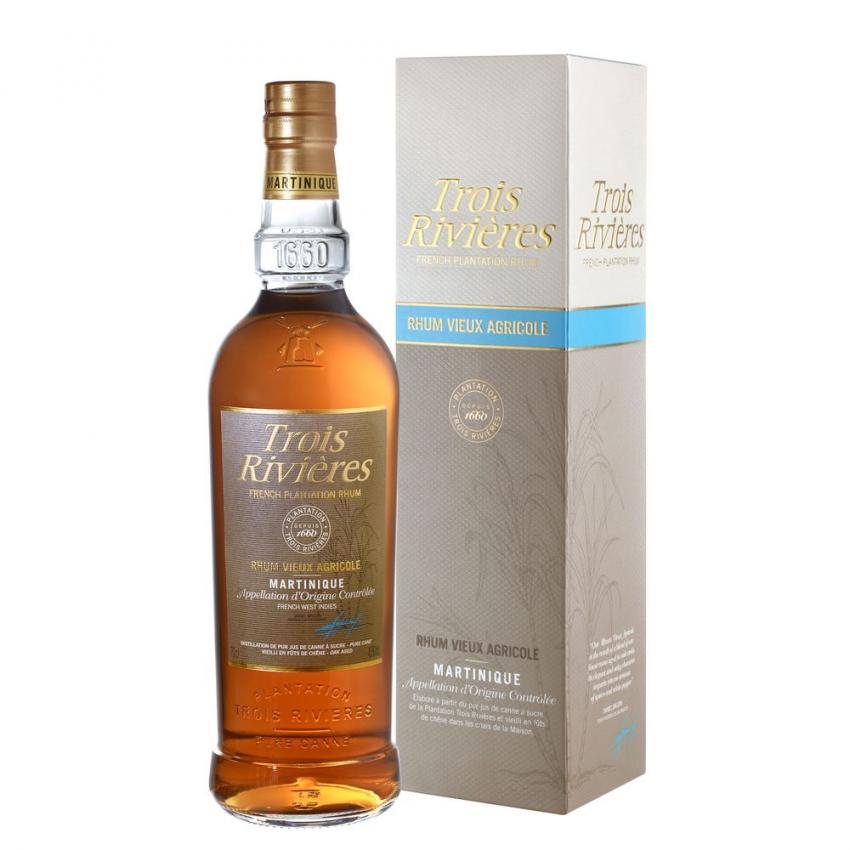 Trois Rivières rhum Vieux Agricole en étui - TROIS RIVIERES